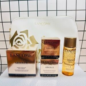 🆕 Lancôme Absolue Skincare Travel Set with Pouch
